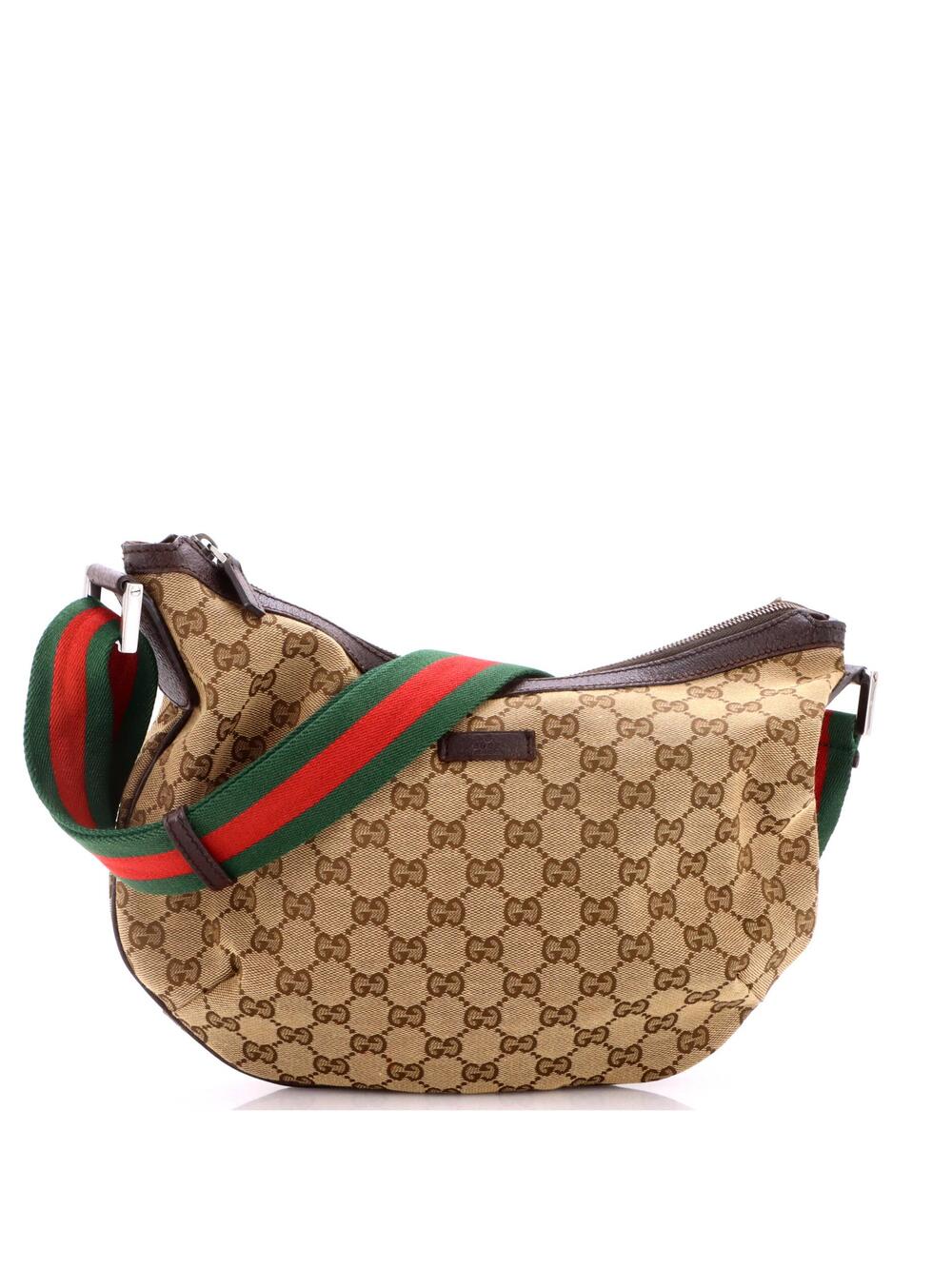 Gucci Saddle Zip Messenger Bag Gg #347741G10B